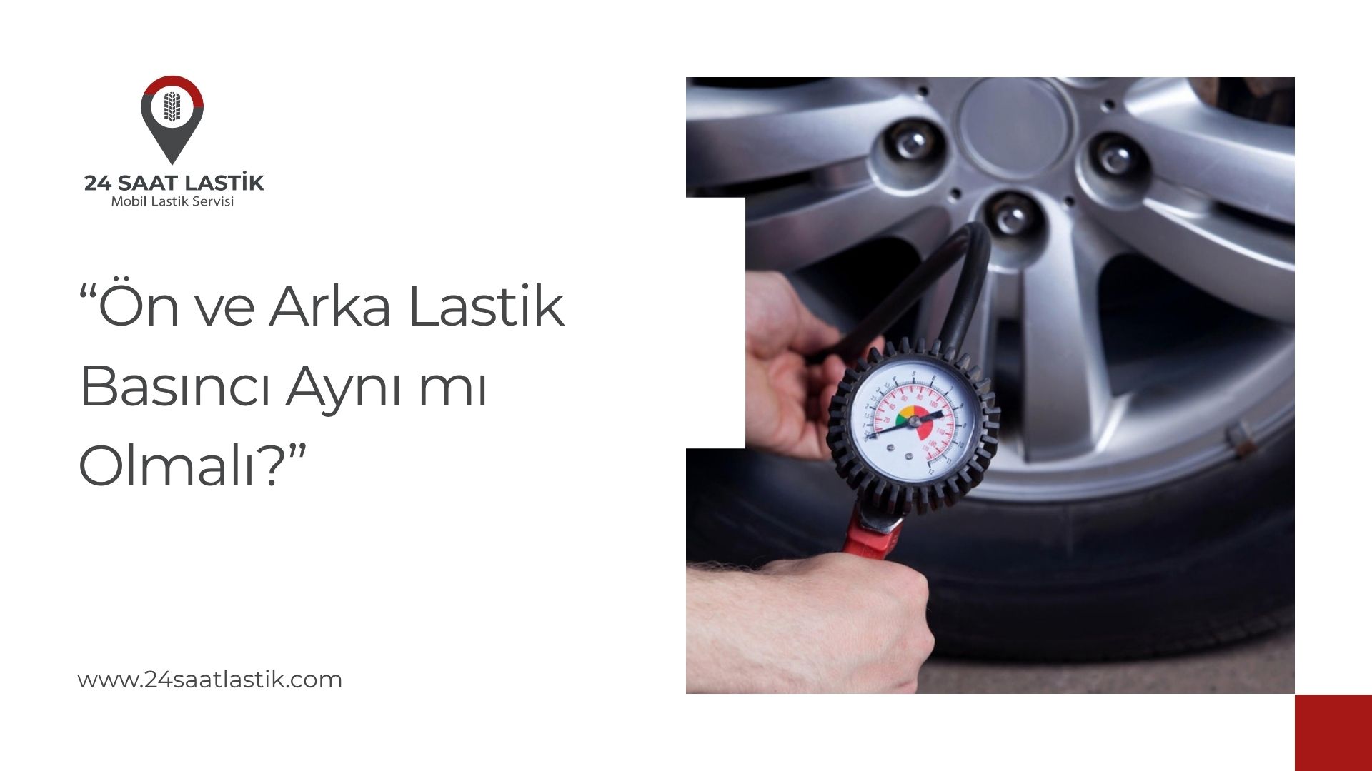 Ön ve Arka Lastik Basıncı Aynı mı Olmalı?